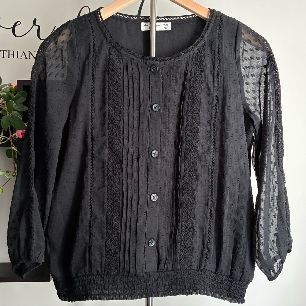 Abercrombie Kids Textured Blouse